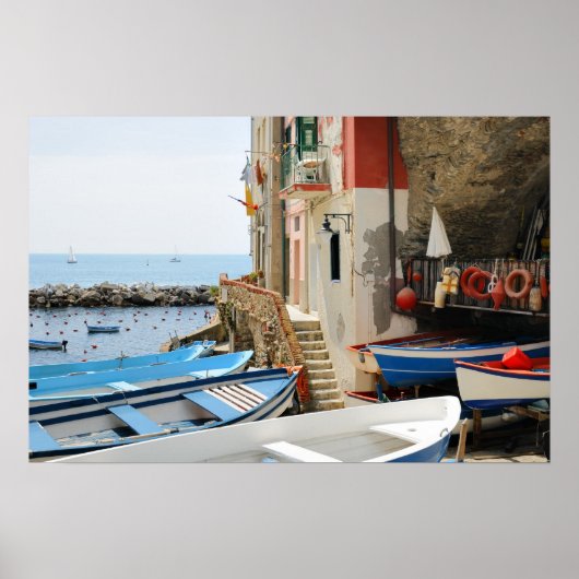 Cinque terre - Riomaggiore Poster (Voorkant)