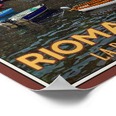 Cinque Terre - Riomaggiore Poster (Hoek)