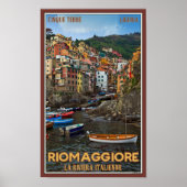 Cinque Terre - Riomaggiore Poster (Voorkant)