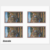 Cinque Terre - Riomaggiore Rechthoekige Sticker (Vel)