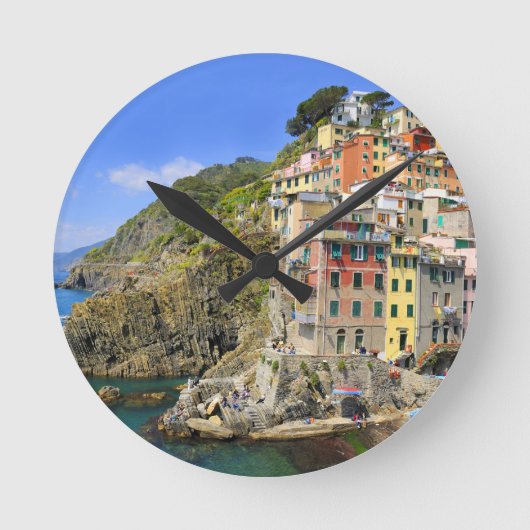 Cinque terre - Riomaggiore Ronde Klok (Voorkant)