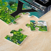 Cinque Terre Square Puzzle Legpuzzel (Zijkant)