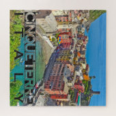 Cinque Terre Square Puzzle Legpuzzel (Horizontaal)