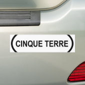 Cinque Terre sticker (Op auto)