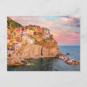 Cinque Terre, Sunset Briefkaart