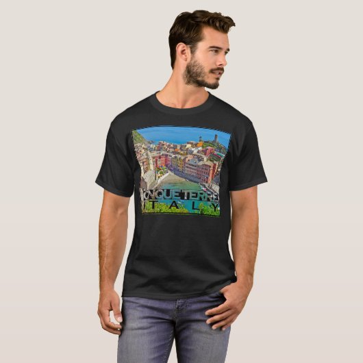 Cinque Terre T-shirt (Voorkant volledig)