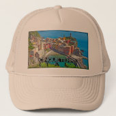 Cinque Terre Trucker Pet (Voorkant)
