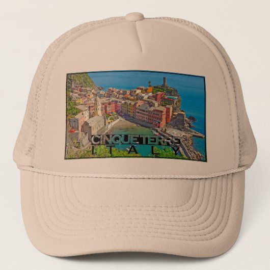 Cinque Terre Trucker Pet (Voorkant)