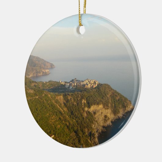 Cinque Terre uit Afar Keramisch Ornament (Links)