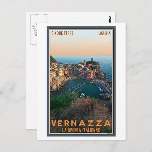 Cinque Terre - Vernazza Briefkaart (Voorkant / Achterkant)