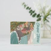 Cinque Terre Vernazza Cliffside Briefkaart (Staand voorkant)