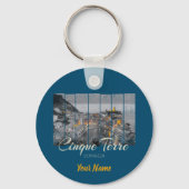 Cinque Terre Vernazza Italië  Souvenir Sleutelhanger (Voorkant)