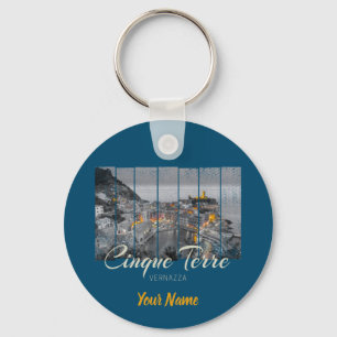 Cinque Terre Vernazza Italië  Souvenir Sleutelhanger