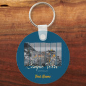 Cinque Terre Vernazza Italië  Souvenir Sleutelhanger (Voorkant)