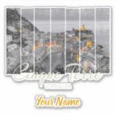Cinque Terre Vernazza Italië Souvenir Sticker (Voorkant)