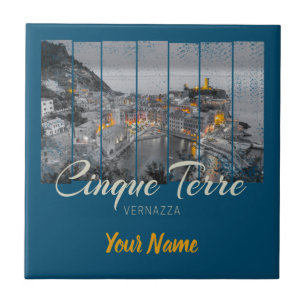 Cinque Terre Vernazza Italië  Souvenir Tegeltje