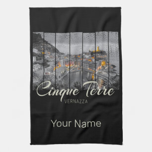 Cinque Terre Vernazza Italië Souvenir Theedoek