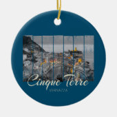 Cinque Terre Vernazza Italien Souvenir Keramisch Ornament (Voorkant)