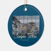 Cinque Terre Vernazza Italien  Souvenir Keramisch Ornament (Links)