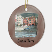 Cinque Terre - Vernazza Keramisch Ornament (Links)