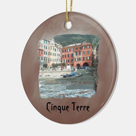 Cinque Terre - Vernazza Keramisch Ornament (Links)