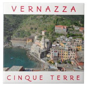 Cinque Terre Vernazza keramische tegels Tegeltje