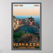 Cinque Terre - Vernazza Poster (Voorkant)