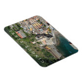 Cinque Terre Vernazza uitzicht koelkastmagneet Magneet (Rechterzijde)