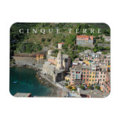 Cinque Terre Vernazza uitzicht koelkastmagneet Magneet (Horizontaal)