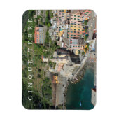 Cinque Terre Vernazza uitzicht koelkastmagneet Magneet (Verticaal)