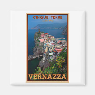 Cinque Terre - Vernazza van boven Magneet
