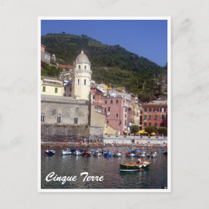 cinque terre vernazza water briefkaart