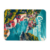 Cinque Terre Vintage Magneet (Horizontaal)