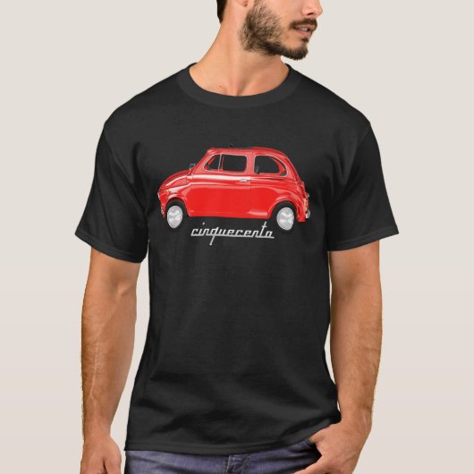 cinquecento t-shirt fiat 500 (Voorkant)
