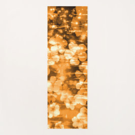 Cinquefoil Flowers Sunlight Sparking on Water Yogamat