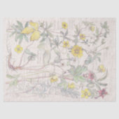 Cinquefoil Wilde bloemenpapier Tissuepapier (Voorkant)