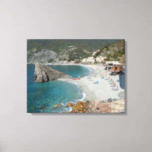 Cinqueterre Monterosso uitzicht canvas print