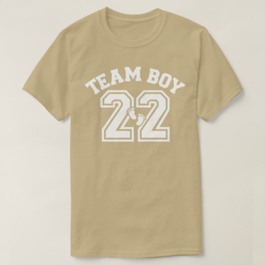 Cins onthulling team jongen 2022 bijpassende famil t-shirt (Design voorkant)