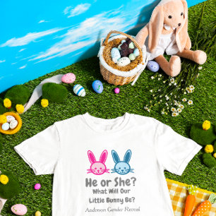 Cinsiyet Açıklaması Küçük Tavşanı T-shirt