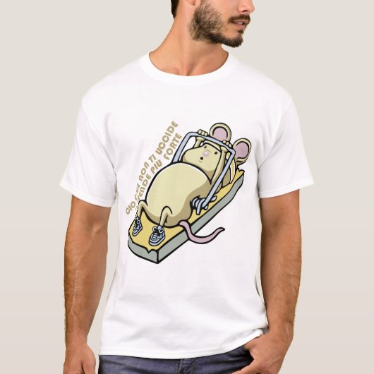 Cio che non ti uccide ti rende piu forte t-shirt (Voorkant)