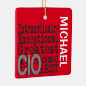 CIO Extraordinaire CUSTOM Keramisch Ornament (Rechts)