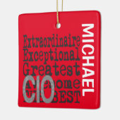 CIO Extraordinaire CUSTOM Keramisch Ornament (Links)