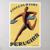 Cioccolatiri Perugina Vintage Ad Poster (Voorkant)