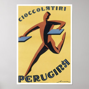 Cioccolatiri Perugina Vintage Ad Poster