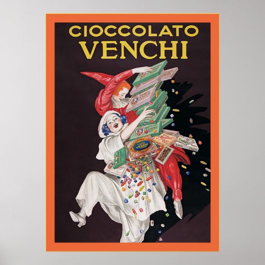 Cioccolato Venchi ~  Poster voor reclame (Voorkant)