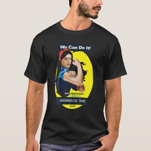 Ciomuceltec Native Mexican Indian Woman Underest T-shirt (Voorkant)