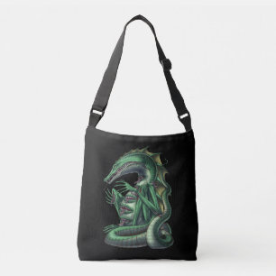 CipactliAztec Mythology Creature Cipactli Crossbody Tas
