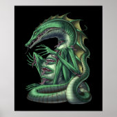 CipactliAztec Mythology Creature Cipactli Poster (Voorkant)