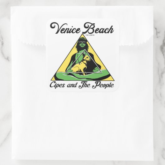 Cipes en de mensen sticker (Tas)