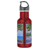 Cipresbomen in Pacific Grove Waterfles (Achterkant)